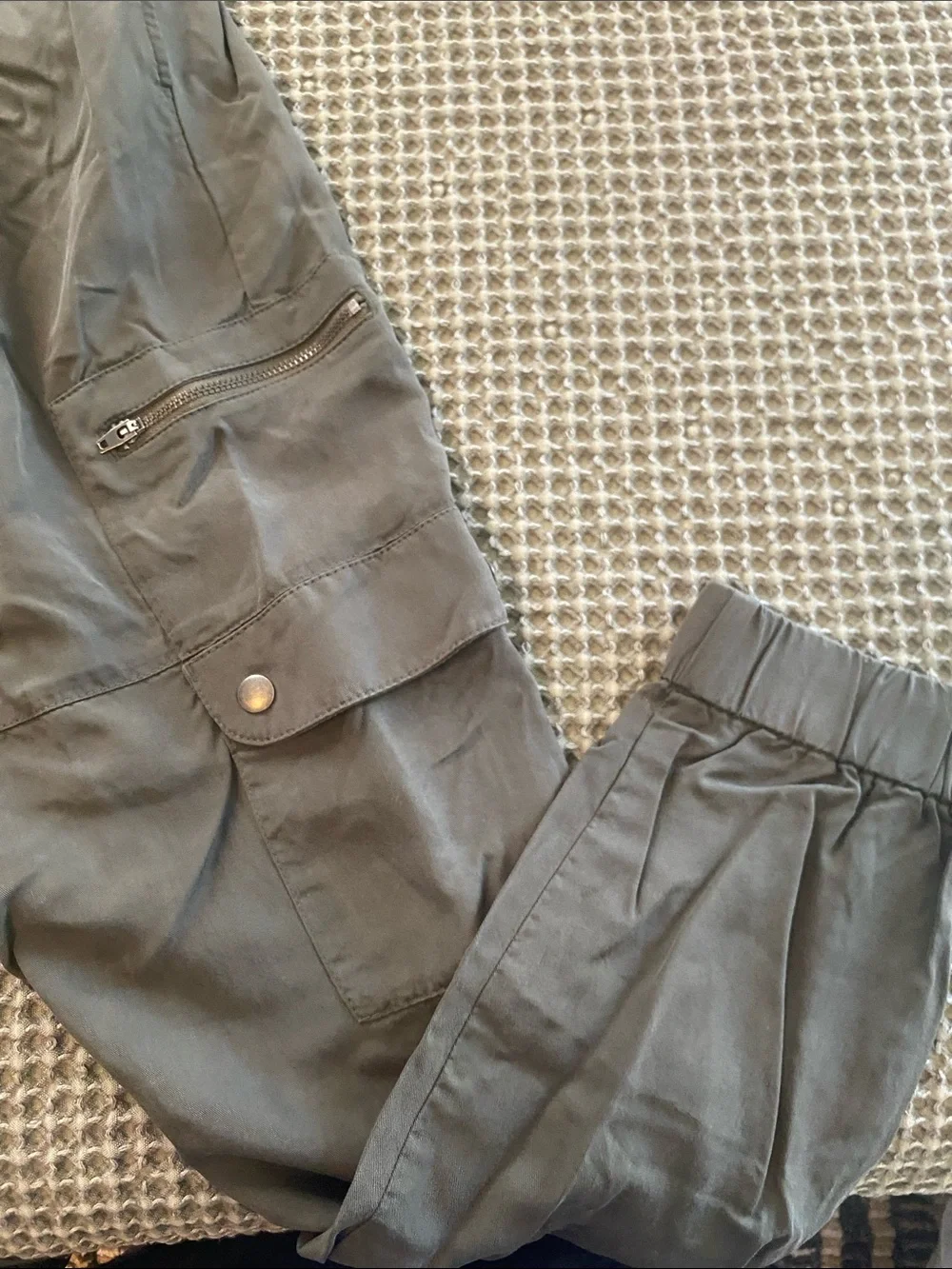Banana Republic Olive Green Cargo Jogger Pants